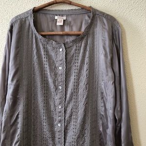 Sundance Tops - Sundance Embroidered Silk Blouse M Sundance Tops - Sundance Embroidered Silk Blouse M